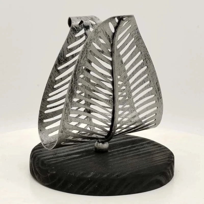 Vintage Leaf Table Tissue Holder Napkin Rack
