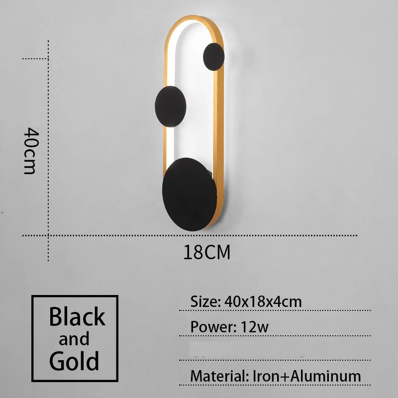 Modern Minimalist Led Wall Scone Light