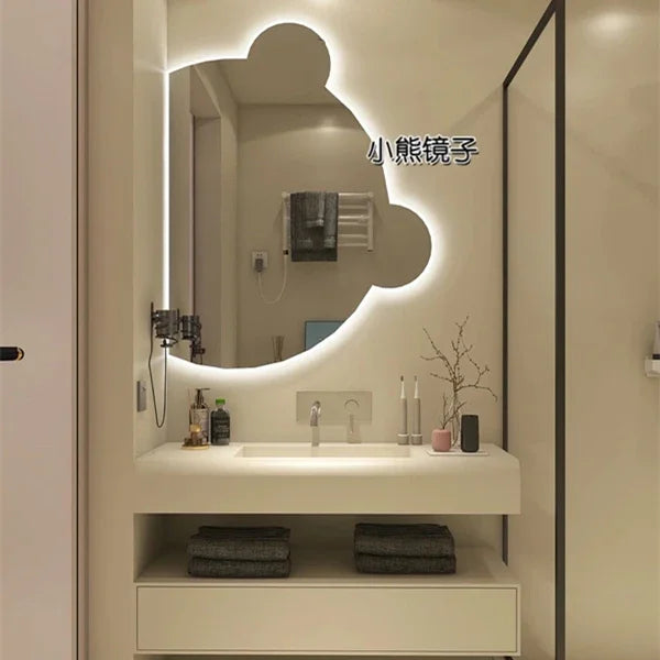 Lights Bright Display Shower Mirror