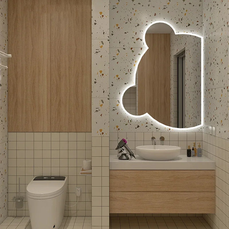 Lights Bright Display Shower Mirror