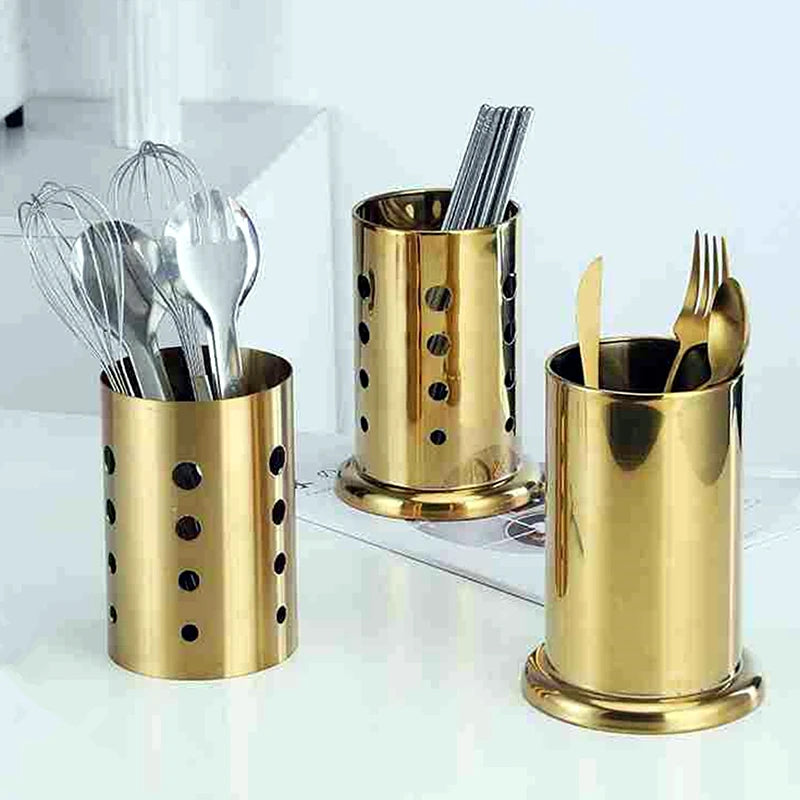 Stainless Steel Golden Chopstick Rack