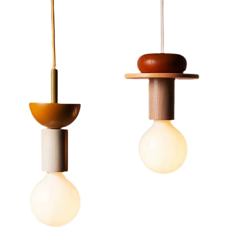Solid Wood Decorative Hang Lamp