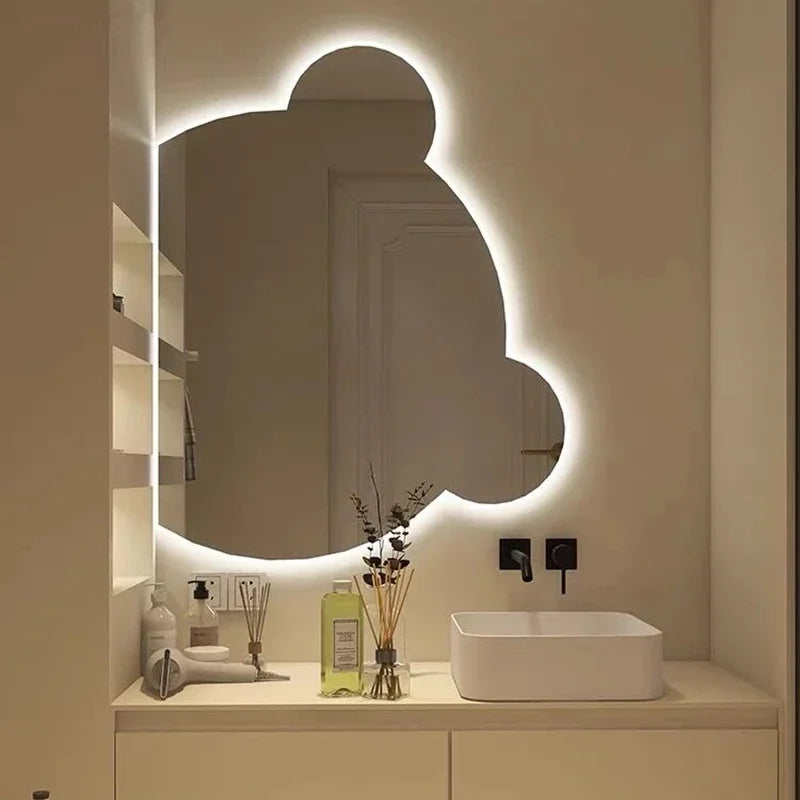 Lights Bright Display Shower Mirror