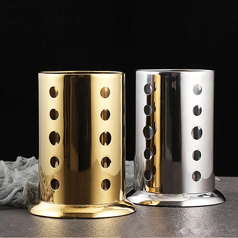 Stainless Steel Golden Chopstick Rack