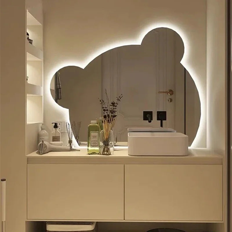 Lights Bright Display Shower Mirror