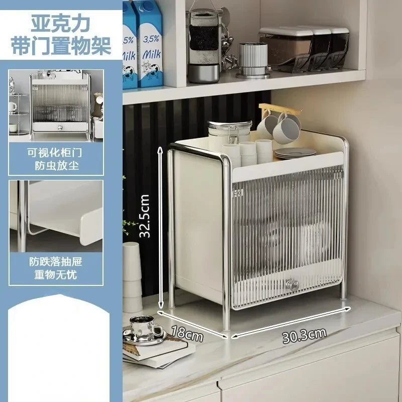 Recommend Cream Wind Dust Mug Storage