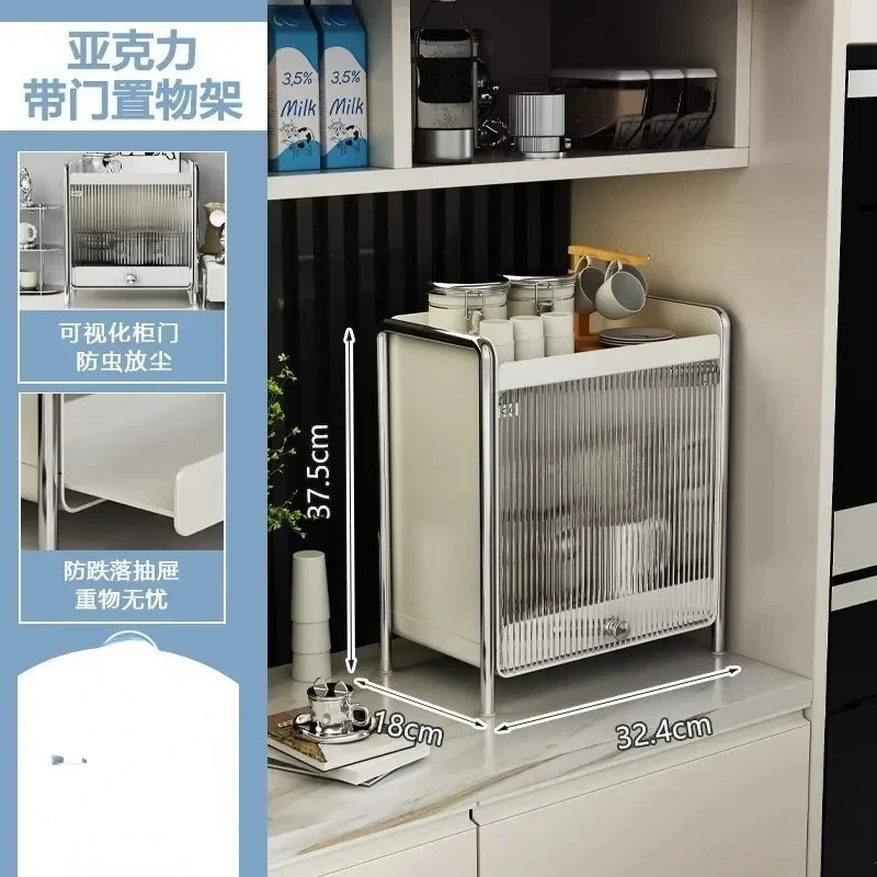 Recommend Cream Wind Dust Mug Storage