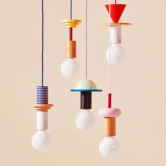 Solid Wood Decorative Hang Lamp