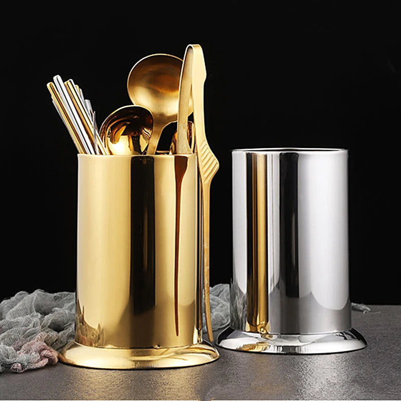 Stainless Steel Golden Chopstick Rack