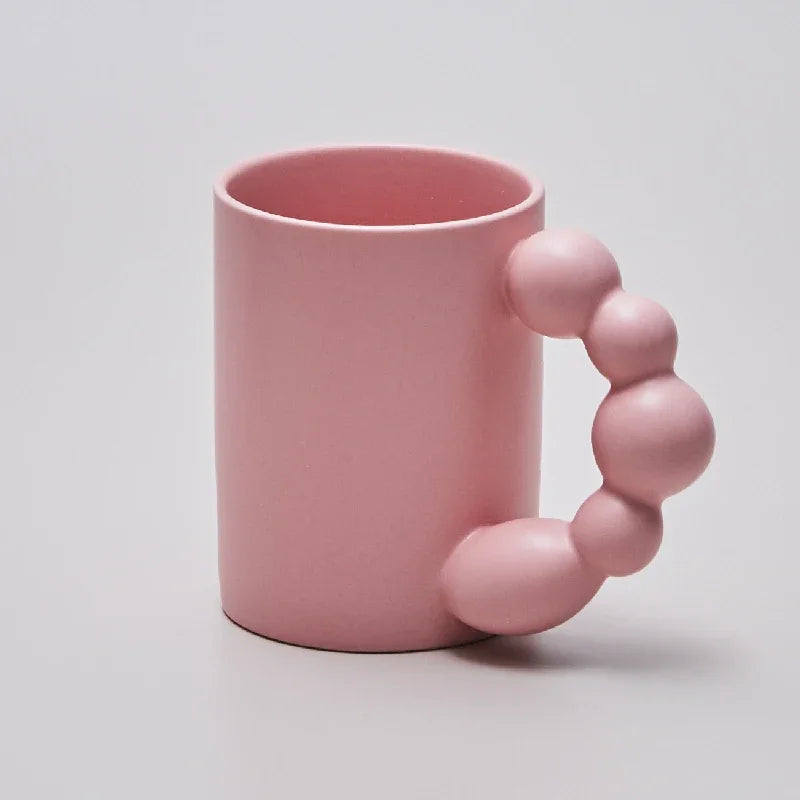 Ceramic Creative Coffee Cup With Tray